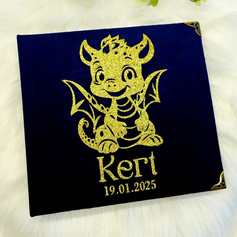 Sametkaantega fotoalbum 0-18 aastat