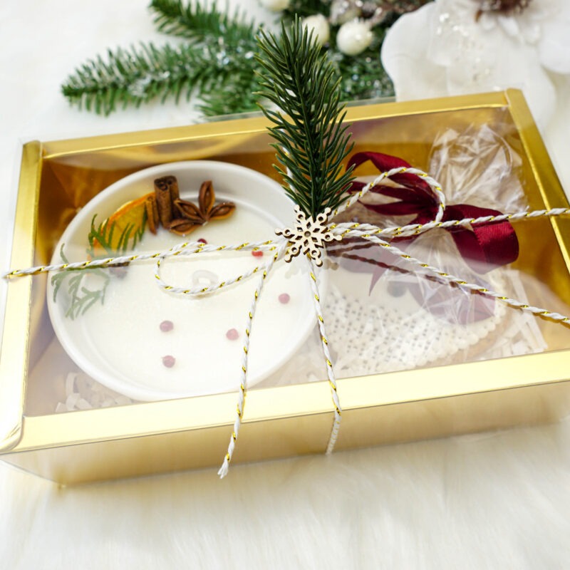 Kinkekomplekt – Jõuluküünal ja piparkook